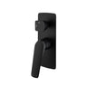 Aquaperla AU Matte Black shower wall mixer with diverter