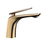 Aquaperla Bellino Brushed Brass basin mixer tap for bathroom vanity basins