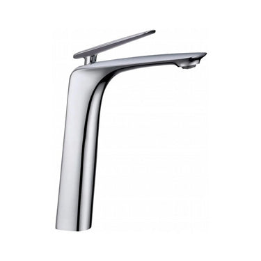 Aquaperla Bellino Chrome tall basin mixer tap for bathroom vanity basins
