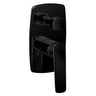 Aquaperla Bellino Gloss Black shower wall mixer with diverter