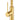 Aquaperla Brushed Brass Slim Gooseneck Kitchen Mixer Tap - Pin Lever, view 3