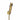 Aquaperla Brushed Brass Toilet Bidet Spray Kit - Round Handheld Sprayer, 1.2m Hose