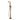 Aquaperla Brushed Copper Freestanding Bath Mixer with Hand Shower - Round Gooseneck, Floor Mounted