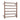 Aquaperla Brushed Copper heated towel rail, 6 bars, round