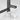 Aquaperla Brushed Gunmetal heated towel rail, 6 bars, square, view 4