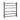 Aquaperla Brushed Gunmetal heated towel rail, 6 bars, square
