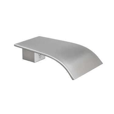Aquaperla Brushed Nickel Waterfall Bath Spout 183mm - Wall Spout