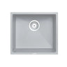 Aquaperla Carysil 457x406mm Concrete Grey Single Bowl Granite Sink