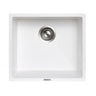 Aquaperla Carysil 457x406mm Matte White Single Bowl Granite Sink