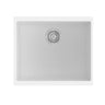 Aquaperla Carysil 530x460mm Matte White Single Bowl Granite Sink