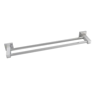 Aquaperla Chrome Double Towel Rail 800mm