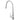 Aquaperla Chrome Pull Out Kitchen Mixer Tap - Tapered Round Body