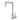 Aquaperla Chrome Square Gooseneck Kitchen Mixer Tap - Pin Lever