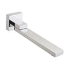 Aquaperla Chrome Swivel Bath Spout 239mm - Square Wall Spout