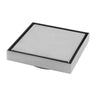 Aquaperla Chrome Tile Insert Floor Waste 120x120mm