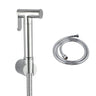 Aquaperla Chrome Toilet Bidet Spray Kit - Slim T-Shape Handheld Sprayer, 1.2m Hose