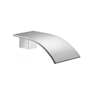 Aquaperla Chrome Waterfall Bath Spout 183mm - Wall Spout