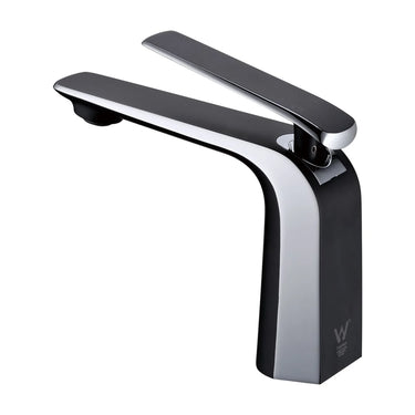 Aquaperla Esperia Black & Chrome basin mixer tap for bathroom vanity basins