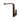 Aquaperla Esperia Black & Rose Gold Kitchen Mixer Tap - Tapered Lever