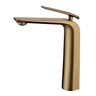 Aquaperla Esperia Brushed Brass tall basin mixer tap for vessel and above-counter basins