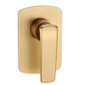 Aquaperla Esperia Brushed Brass wall shower mixer for shower or bath