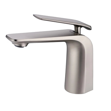 Aquaperla Esperia Brushed Nickel basin mixer tap for bathroom vanity basins