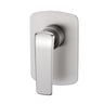 Aquaperla Esperia Brushed Nickel wall shower mixer for shower or bath