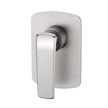 Aquaperla Esperia Brushed Nickel wall shower mixer for shower or bath