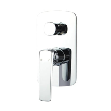 Aquaperla Esperia Chrome shower wall mixer with diverter