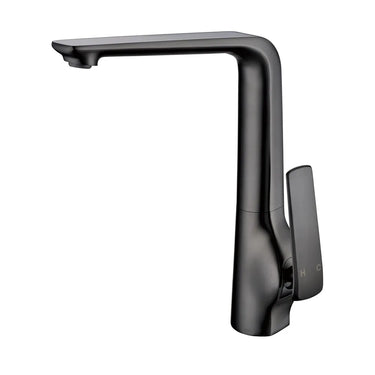 Aquaperla Esperia Gunmetal Kitchen Mixer Tap - Tapered Lever