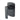 Close-up of the matte black finish on the Aquaperla Esperia wall shower mixer
