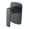 Aquaperla Esperia Matte Black wall shower mixer for shower or bath