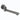Aquaperla Gunmetal Swivel Bath Spout 240mm - Round Wall Spout