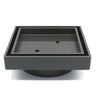 Aquaperla Gunmetal Tile Insert Floor Waste 115x115mm
