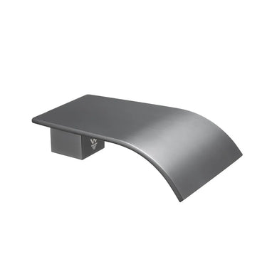 Aquaperla Gunmetal Waterfall Bath Spout 183mm - Wall Spout