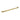 Aquaperla Ivano Brushed Brass Single Towel Rail 800mm