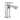 Close-up of the brushed nickel finish on the Aquaperla Ivano basin mixer