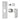 Aquaperla Ivano Brushed Nickel shower wall mixer with diverter parts: cover plate, lever and diverter knob
