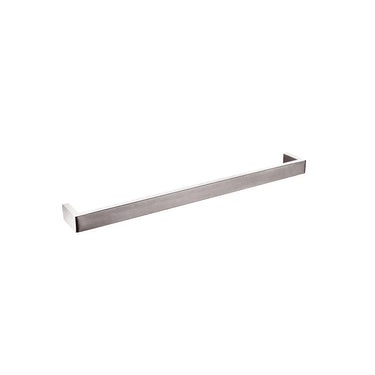 Aquaperla Ivano Brushed Nickel Single Towel Rail 600mm