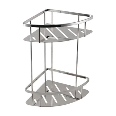 Aquaperla Ivano Chrome Corner Shower Caddy