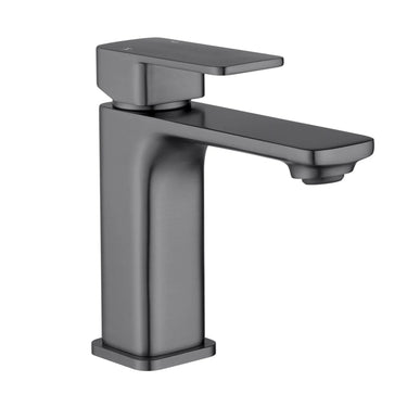 Aquaperla Ivano Gunmetal basin mixer tap for bathroom vanity basins