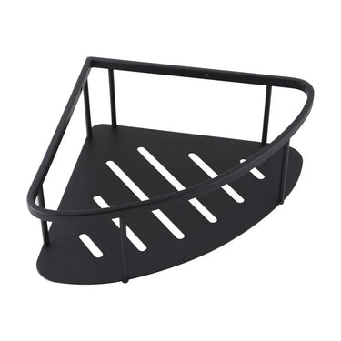 Aquaperla Ivano Matte Black Corner Shower Caddy