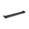 Aquaperla Ivano Matte Black Double Towel Rail 600mm