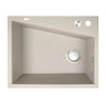Aquaperla Laveo 600x480mm Beige Single Bowl Granite Sink