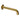 Aquaperla Lucid Pin Brushed Brass Bath Spout 180mm - Round Wall Spout, Slim 7mm Plate