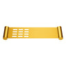 Aquaperla Lucid Pin Brushed Brass Shower Shelf 400mm