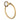 Aquaperla Lucid Pin Brushed Brass Towel Ring, view 4