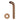 Aquaperla Lucid Pin Brushed Copper Bath Spout 180mm - Round Wall Spout, Slim 7mm Plate, view 2
