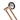 Aquaperla Lucid Pin Brushed Copper Double Towel Rail 790mm, view 4