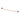 Aquaperla Lucid Pin Brushed Copper Single Towel Rail 790mm